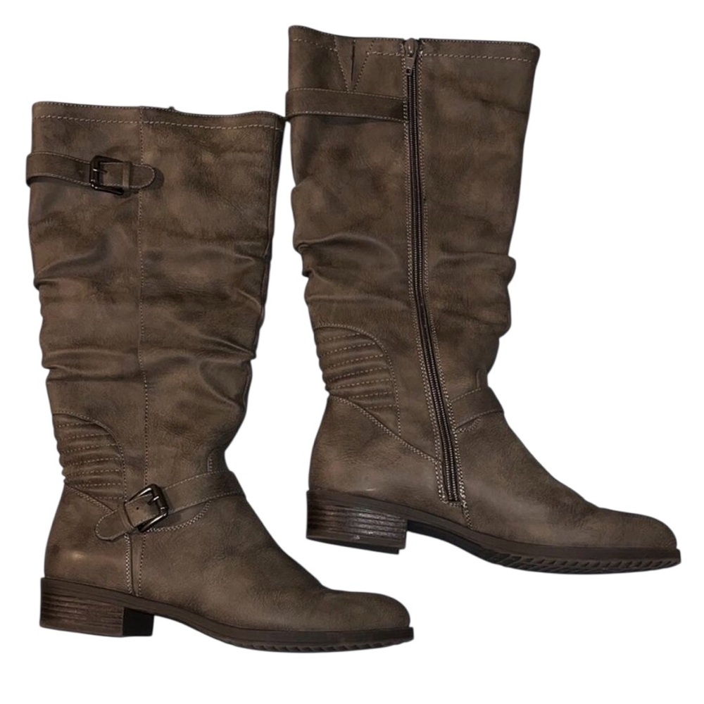 Stylish Brown Knee-High Boots